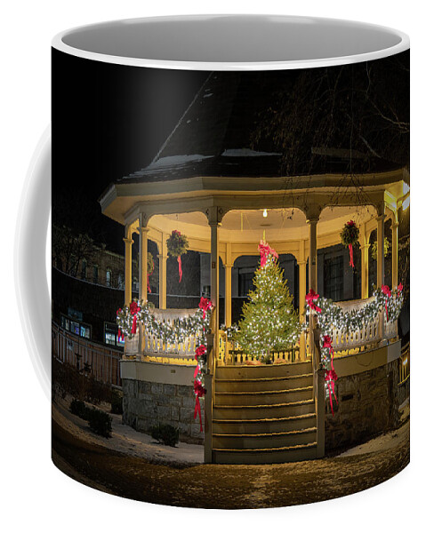 Skaneateles Coffee Mug featuring the photograph Christmas in Skaneateles by Rod Best