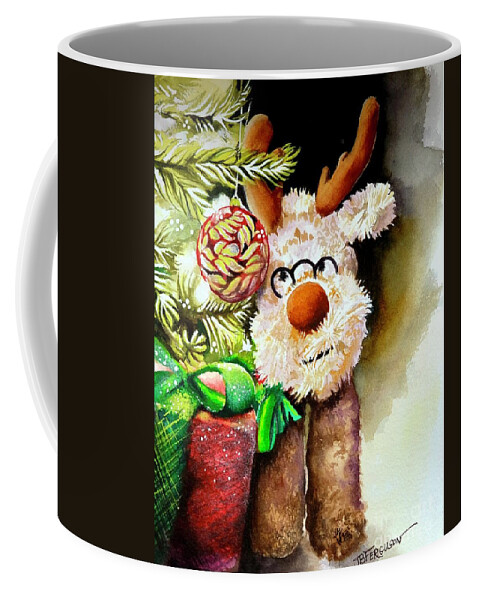 Christmas Coffee Mug featuring the painting Christmas by Jeanette Ferguson
