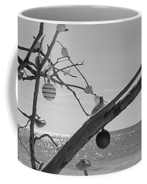 Christmas Coffee Mug featuring the photograph Christmas on the Beach by Robert Wilder Jr