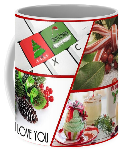 Love Coffee Mug featuring the photograph Christmas Sweets I Love You by Nancy Ayanna Wyatt