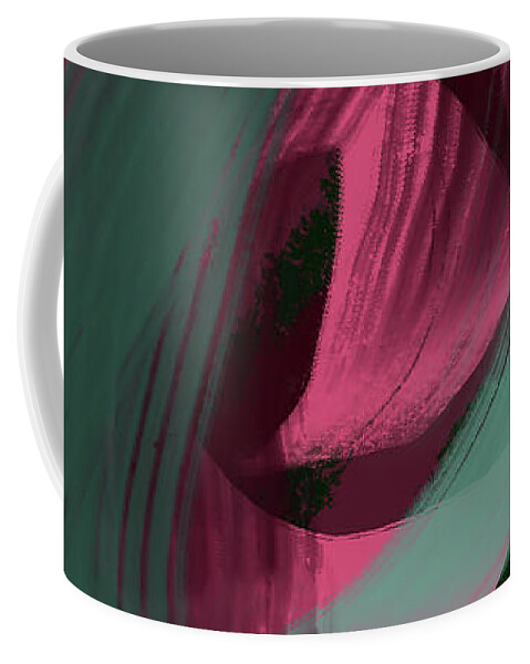  Coffee Mug featuring the digital art Christmas Swirls by Michelle Hoffmann