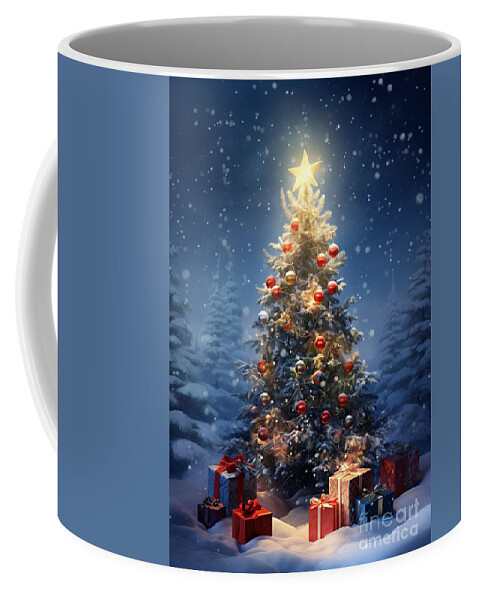 Christmas Coffee Mug featuring the digital art Christmas Time Series 0042 by Carlos Diaz