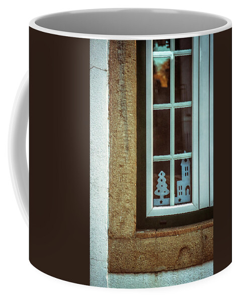 Sintra Coffee Mug featuring the photograph Christmas Window by Carlos Caetano