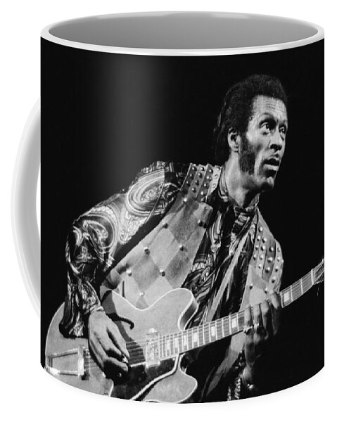 Chuck Coffee Mug featuring the photograph Chuck Barry by Action