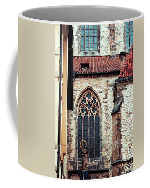 Jenny Rainbow Fine Art Photography Coffee Mug featuring the photograph Church of Our Lady before Tyn in Prague by Jenny Rainbow
