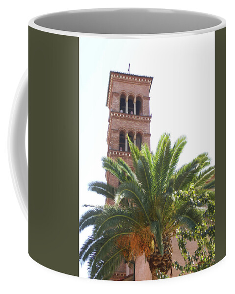  Coffee Mug featuring the photograph Church Palm by Heather E Harman