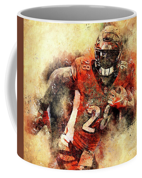 Cincinnati Bengals American Football Team, NFL,Football Player,Sports  Posters for Sports Fans Coffee Mug by Drawspots Illustrations - Pixels