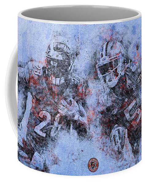 Cincinnati Bengals,American Football Team,NFL,Football Player Coffee Mug by  Drawspots Illustrations - Pixels
