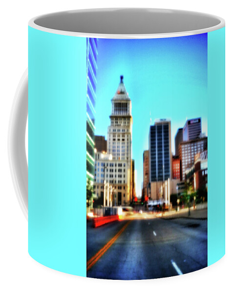  Coffee Mug featuring the photograph Cincinnati Pinhole City by Al Harden