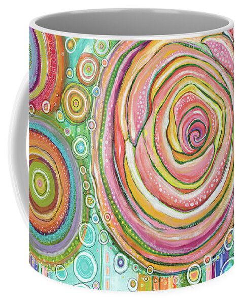 Circle Of Life Coffee Mug featuring the painting Circle of Life by Tanielle Childers