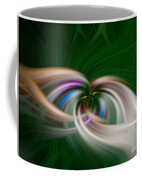 Abstract Coffee Mug featuring the photograph Circles of Time by Dale Powell