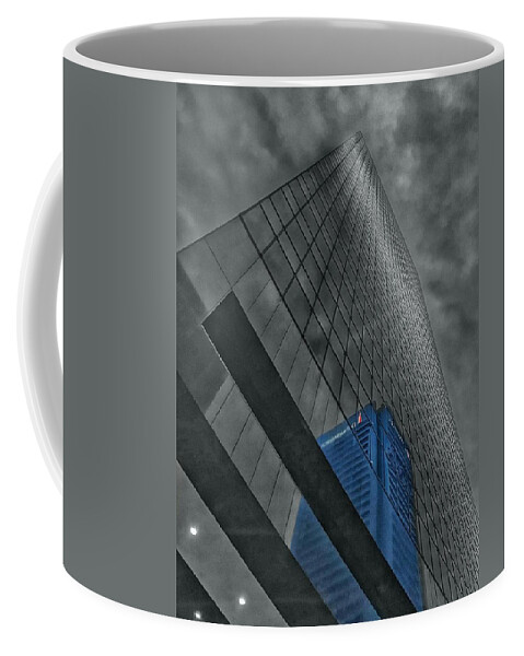 City Coffee Mug featuring the photograph City Reflection - Transamerica Baltimore, Maryland by Marianna Mills