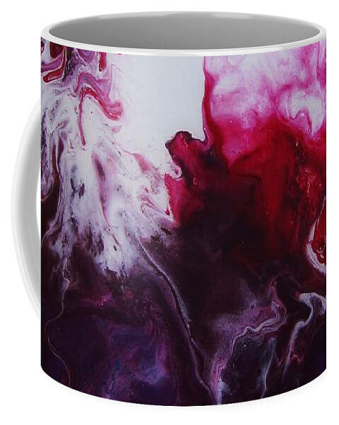 Beta Quadrant Coffee Mug featuring the painting Class Q Planet Volcanic Eruption by John DeGaetano