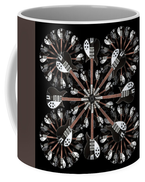 Abstract Guitars Coffee Mug featuring the photograph Classic Guitars Abstract 7 by Mike McGlothlen