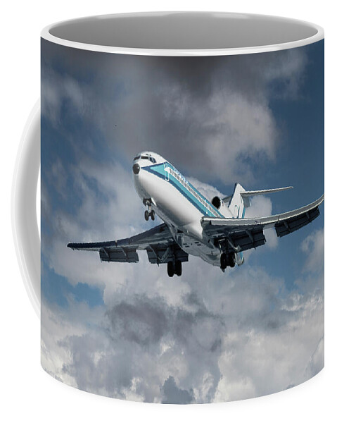 Republic Airlines Coffee Mug featuring the photograph Classic Republic Airlines Boeing 727 by Erik Simonsen
