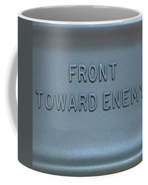 Claymore Coffee Mug featuring the photograph Claymore Mine by Nunweiler Photography