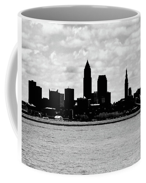 Downtown Coffee Mug featuring the photograph Cleveland Downtown Skyline 2 by Gary Olsen-Hasek