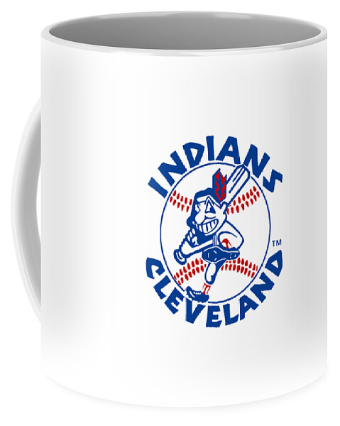 Cleveland Indians Chief Wahoo Coffee Mug by Angelista Feline
