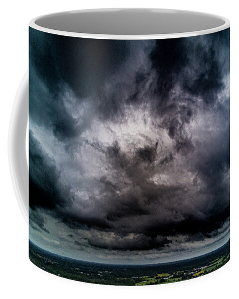 Medford Coffee Mug featuring the photograph Cloud Color Cloudscape by Louis Dallara