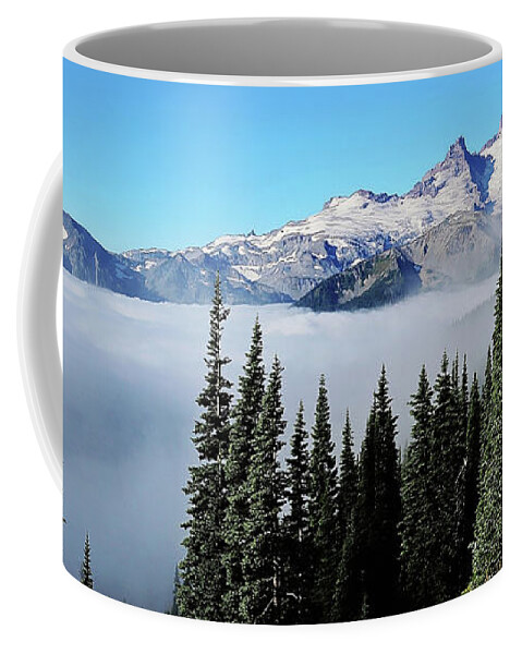 Clouds Coffee Mug featuring the photograph Cloud Inversion by Sylvia Cook