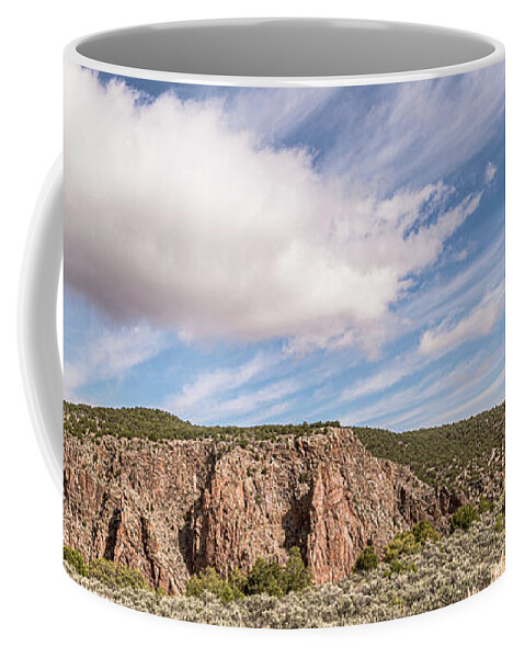 Chiflo Overlook Coffee Mug featuring the photograph Clouds Over Chiflo by Debra Martz