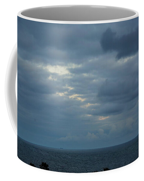 Clouds Coffee Mug featuring the photograph Cloudy Sunset Off La Jolla by Russ Harris