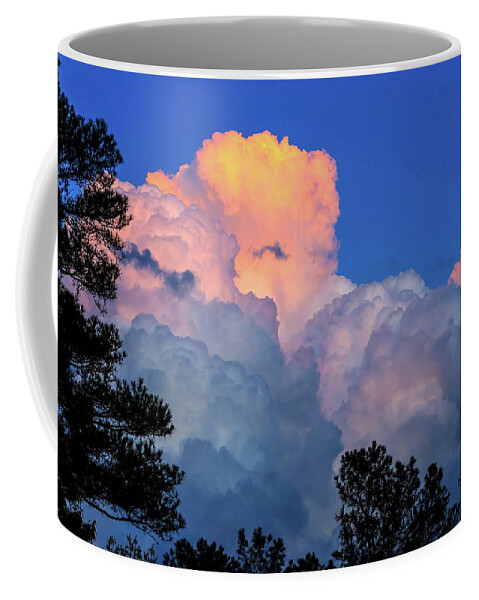 Clouds Coffee Mug featuring the photograph Clouts at Sunset One by Dave Melear