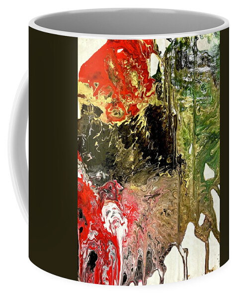 Clown Coffee Mug featuring the painting Clown by David Euler