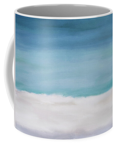 Coastal Coffee Mug featuring the mixed media Coastal Dream- Art by Linda Woods by Linda Woods