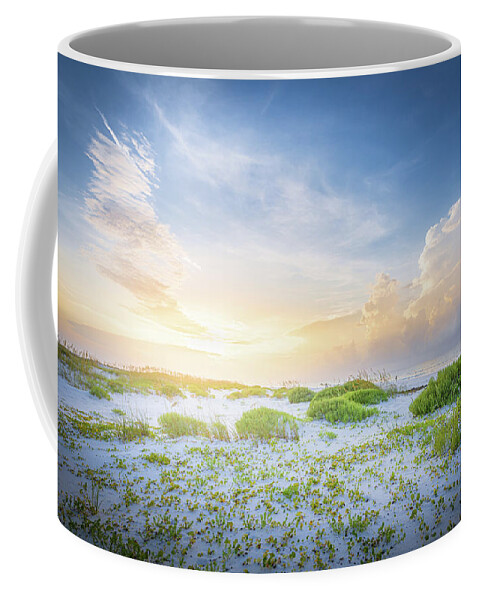 Beach Coffee Mug featuring the photograph Coastal Florida Sunrise Gulf Islands National Seashore by Jordan Hill