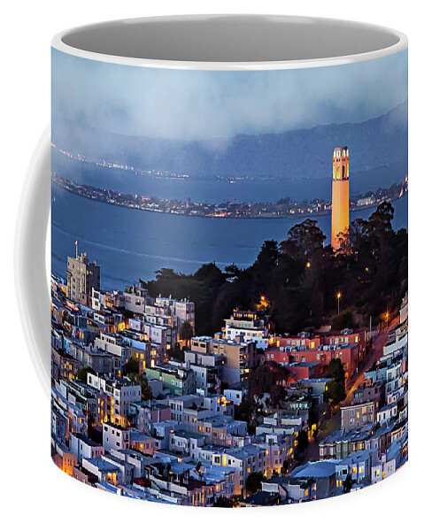 Gary Johnson Coffee Mug featuring the photograph Coit Tower by Gary Johnson