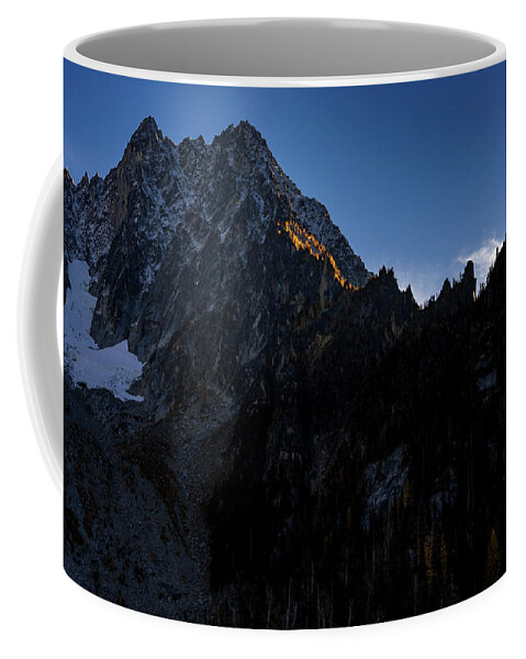 Trail Coffee Mug featuring the photograph Colchuck Peak by Pelo Blanco Photo