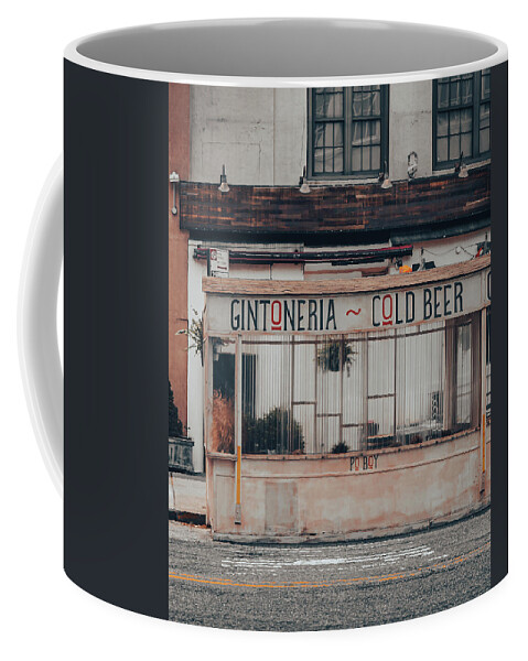 Street Scene Coffee Mug featuring the photograph Cold Beer by Steve Stanger