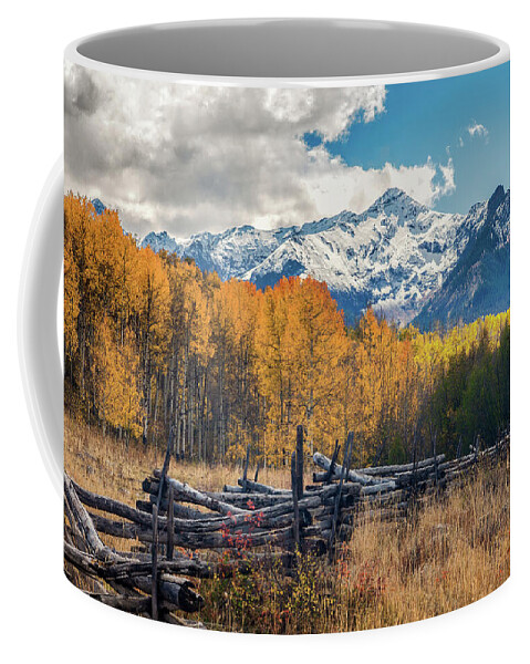 Art Coffee Mug featuring the photograph Colorado High Country Ablaze by Rick Furmanek