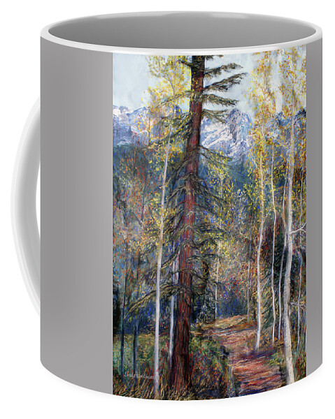 Mixed Media Coffee Mug featuring the photograph Colorado High In Fall by Linda Goodman