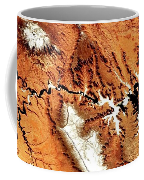 Colorado Coffee Mug featuring the photograph Colorado Plateau NASA by Rose Santuci-Sofranko