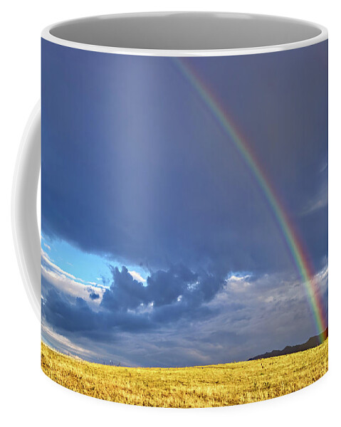 Rainbow Coffee Mug featuring the photograph Colorado Rainbow by Bob Falcone