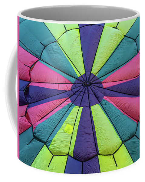 New Jersey Coffee Mug featuring the photograph Colorful Balloon Closeup by Kristia Adams