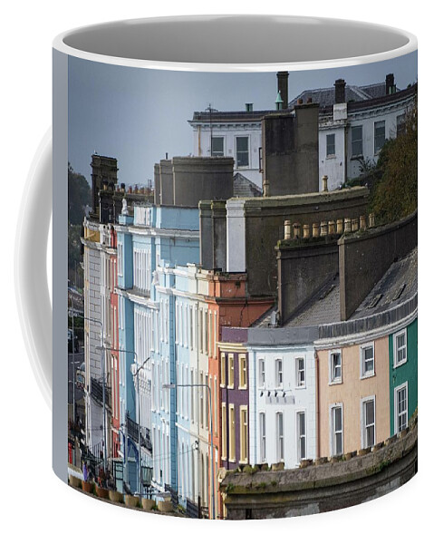 Charming Towns In Ireland Coffee Mug featuring the photograph Colorful storefronts by Matt MacMillan