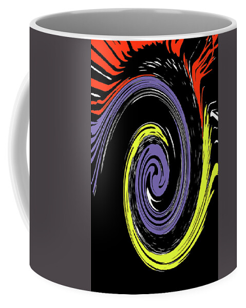 Abstract Coffee Mug featuring the photograph Colorful Swirl by Holly Morris