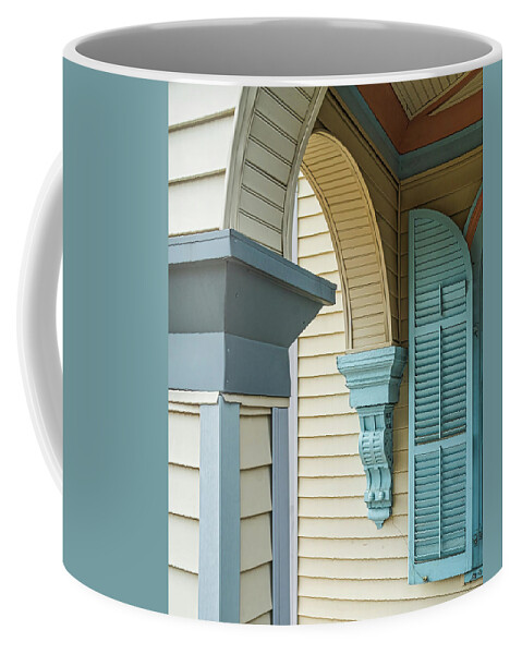 House Coffee Mug featuring the photograph Colorful Victorian Architecture by Gary Slawsky
