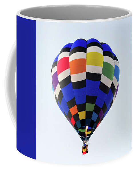 Hot Air Balloon Coffee Mug featuring the photograph Colors of the Fiesta by David Lee Thompson