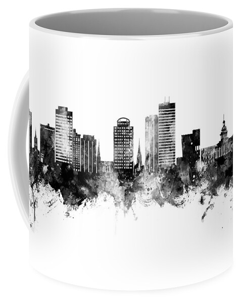 Columbia Coffee Mug featuring the digital art Columbia South Carolina Skyline #29 by Michael Tompsett