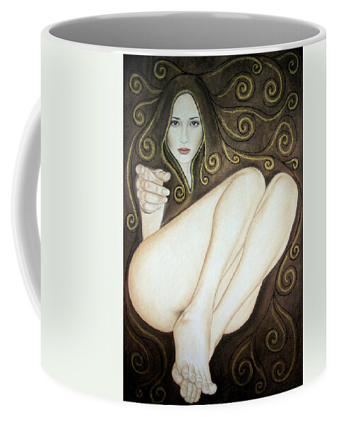 Come To Me Coffee Mug featuring the painting Come To Me by Lynet McDonald