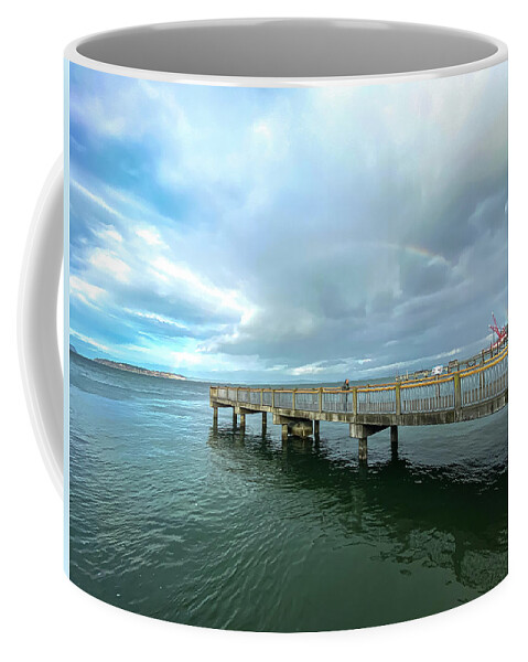 Rainbow Coffee Mug featuring the photograph Complete Rainbow by Anamar Pictures