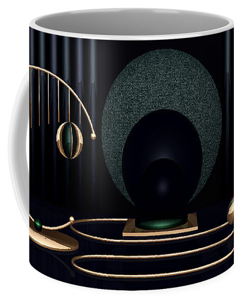 Abstract Coffee Mug featuring the photograph Composition 020 by Andrei SKY
