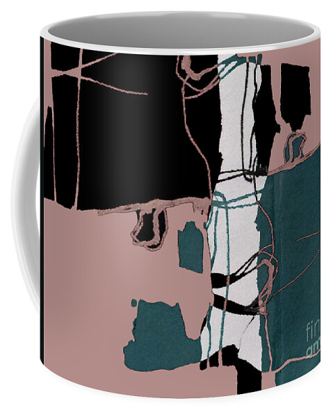 Contemporary Art Coffee Mug featuring the digital art Confinement by Jeremiah Ray