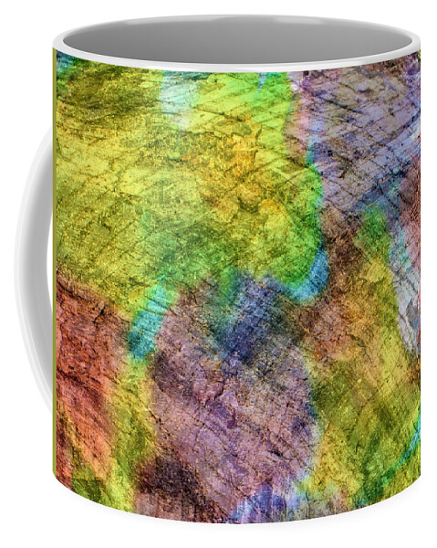 Travel Coffee Mug featuring the digital art Connected World by Mary Poliquin - Policain Creations