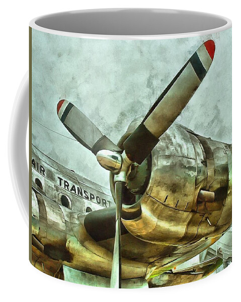 Engine Coffee Mug featuring the mixed media Connie Engine by Christopher Reed