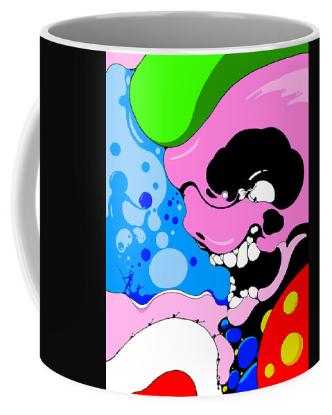 Pirate Coffee Mug featuring the digital art Cons Piracy by Craig Tilley